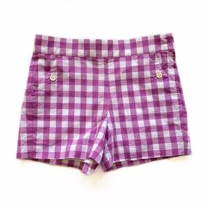 Purple Plaid Shorts
